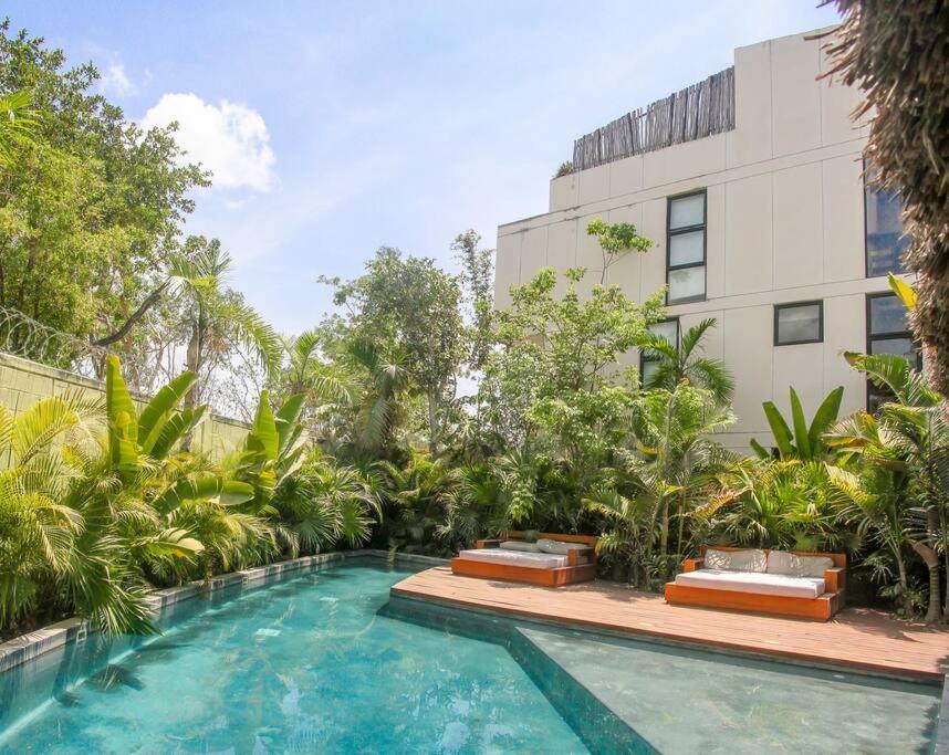 Dhalia - Private Roof With Pool & Beach Club Access Тулум Экстерьер фото