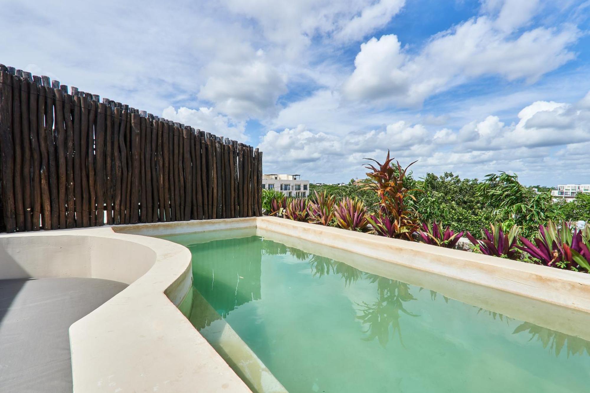 Dhalia - Private Roof With Pool & Beach Club Access Тулум Экстерьер фото